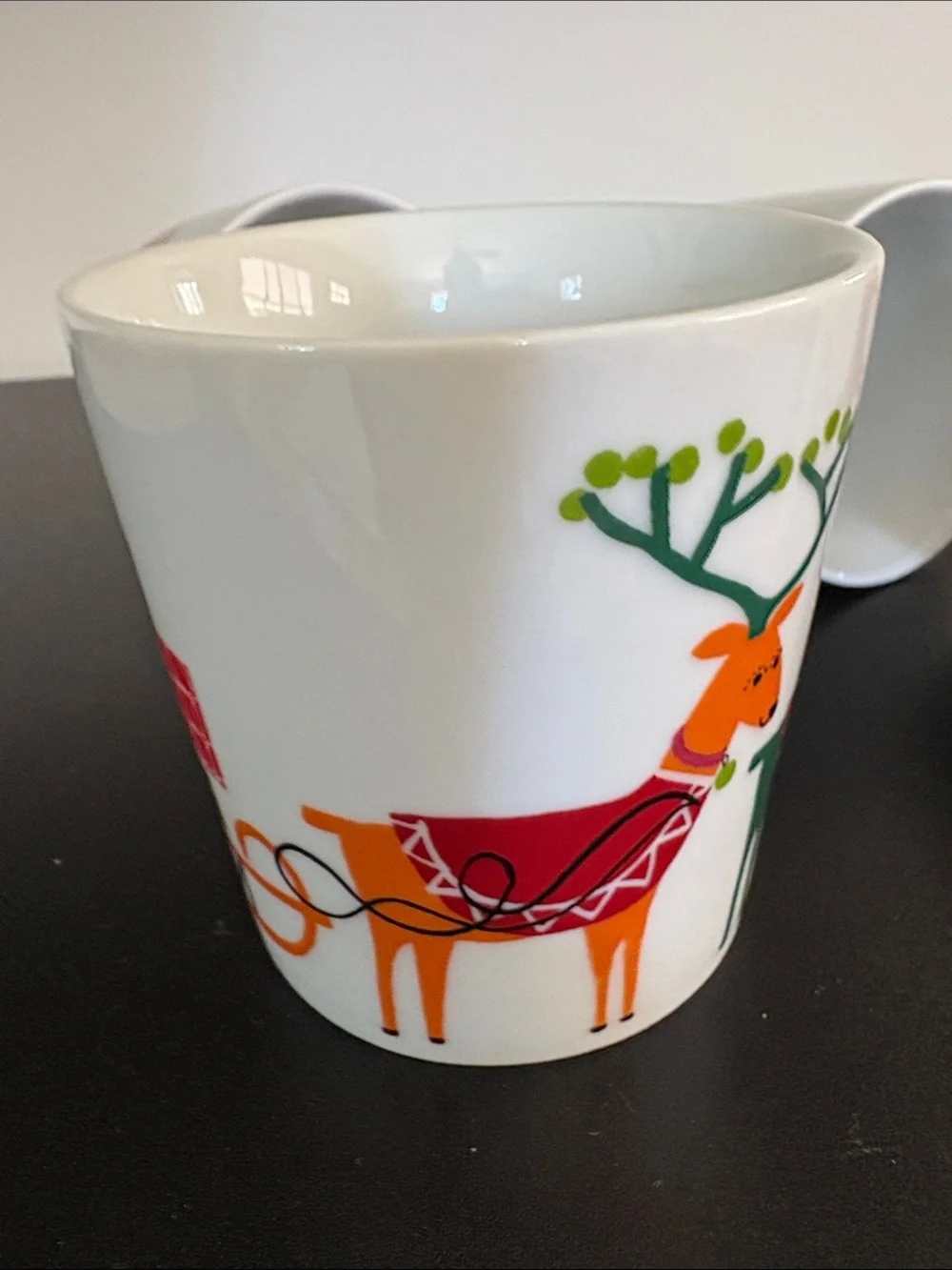 Crate&Barrel Jenny Bowers 6 oz Jingle Child's Mug set of 4